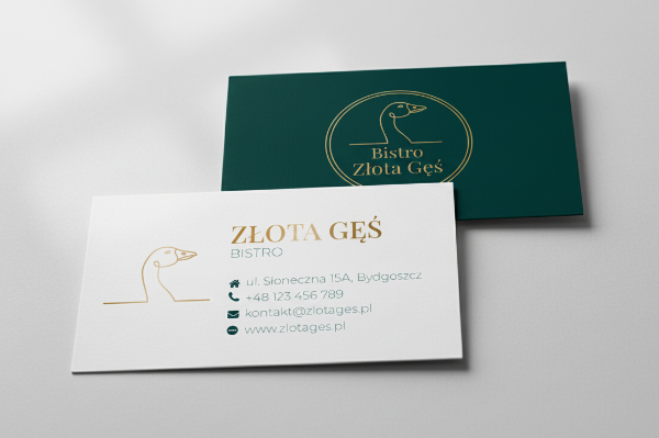 Mockup minimalistycznej wizytówki